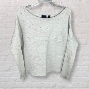 DAYTRIP - White Thick Modern Sweater - Size Medium